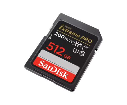 Karta pamięci Sandisk 512GB SDXC Extreme PRO 200MB/s A2 C10 V30 UHS-I U3